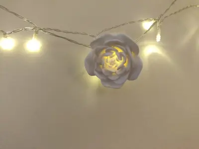 3d Printable Rose - Flat base - No supports needed 3D print model