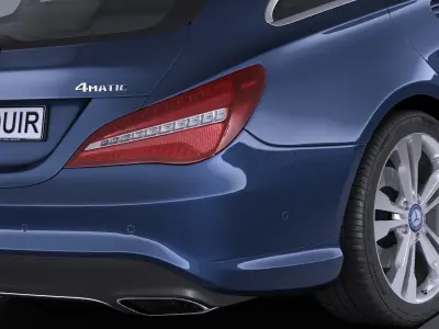 Mercedes-Benz CLA Shooting Brake 2017 3D model