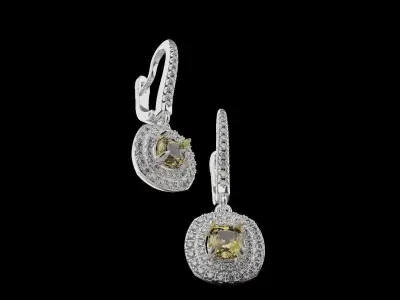 Drop Earrings 0088 3D print model