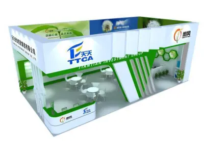 Booth - Area - 12X6-3DMAX2009-019 3D model