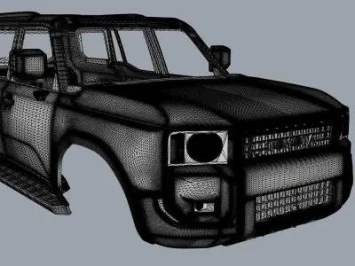 TOYOTA LAND CRUISER 250 2024 313MM WHEEL BASE 1 10 3D print model