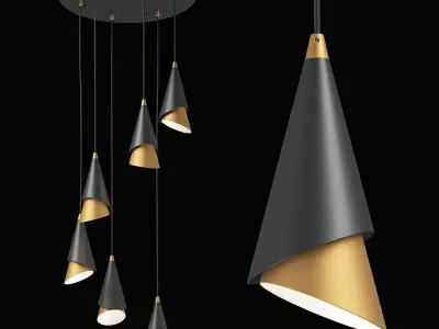 757060 Cone Lightstar Pendant Lamp 3D model