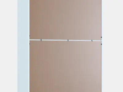 REGISSOR Glass-door cabinet 3D model