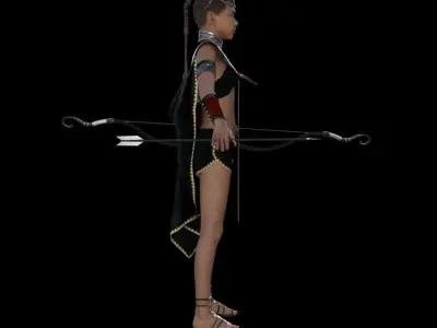 Tribe Princess 3D model