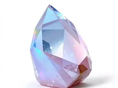 Iridescent Crystal Gem model pack Texture