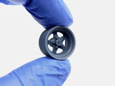 15x10 Weld Pro Star Wheel and Brake 3D print model