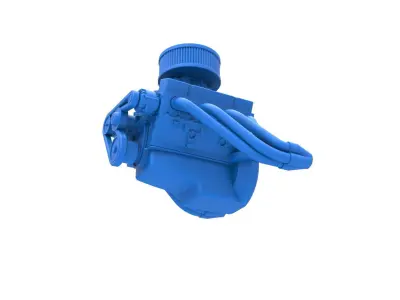 Engine of Australian Super Sedan Scale 1 to 25 3D print model