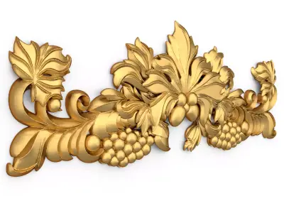 carved classic decorative ornament cnc 3d printing stl 26 3D print model