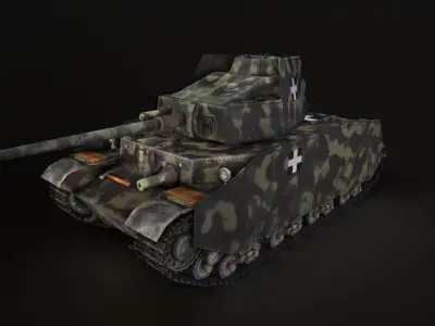 43M Turan 3 Low-poly 3D model