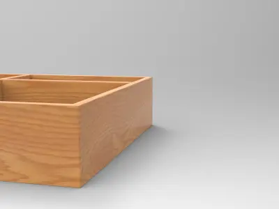 Juha Storage Box Low-poly 3D model