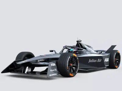 Formula E Gen3 2023 Template 3D model