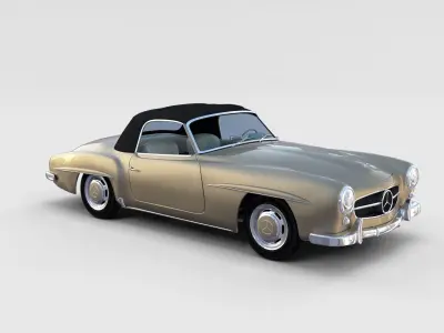 Full Mercedes 190SL Pack 3D model