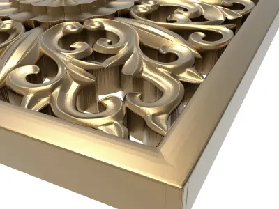 decorative pattern ready for 3D printing 3D model 20