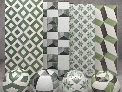 Vray material pack 18 Low-poly 3D model