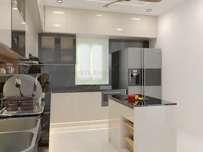 Kitchen Design - 2  3D model