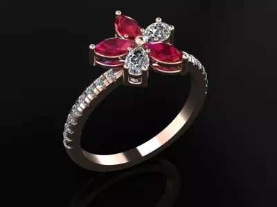 Tiffany Ring  3D print model