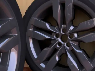 Mercedes 2010 E class wheel 3D model