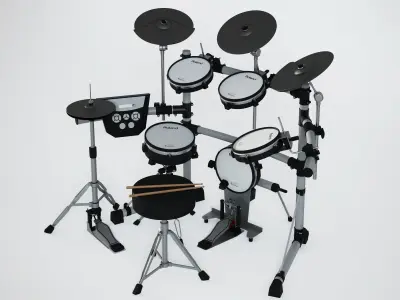 Electronic drum set 3D model