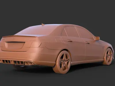 Mercedes-Benz E63 3D print model