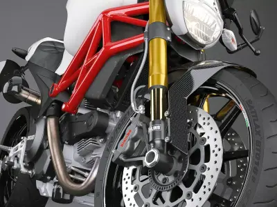 Ducati Monster 1100s 3D model