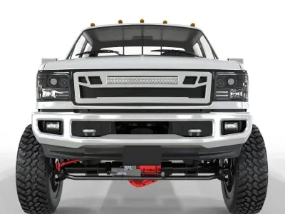 Generic f250 Power Stroke Lifted Truck 3D model