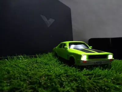 HQ HOLDEN MONARO 1973 4 DOOR GTS INTERIOR WHEELS- MINIATURE CAR 3D print model