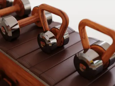 Luxury exercise kit 3D model