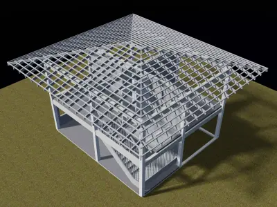 House in structure 25-59 3D model