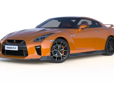 Nissan GTR 2017 3D Model 3D model