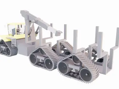 lifting and pulling machines  3D print model