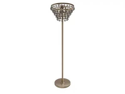Metal Led Floor Lamp 3D model
