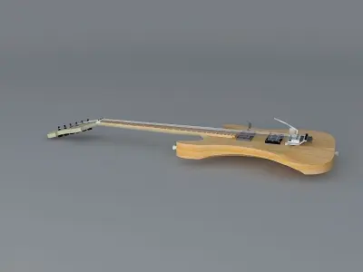 Washburn N2 Nuno Bettencourt model guitar Free 3D model