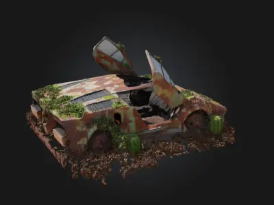 Deserted Dreams  Echoes of a Lost Civilization 3D model