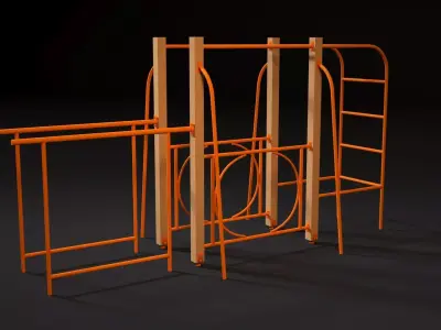 Sports complex 5 3D model