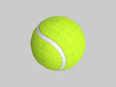 Tennis Ball Classic Standard Low-poly 3D model