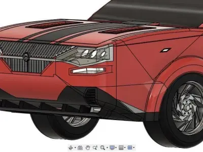 SS Pick Up Vehicle 3D model