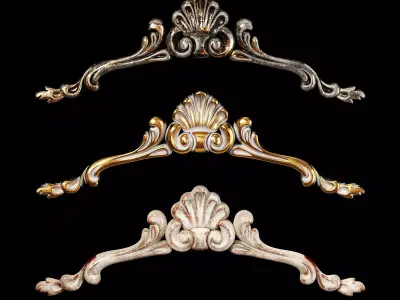 Classic carved 010 3D model