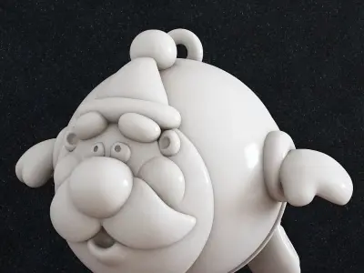 Santa Claus 3D print model 3