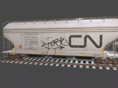 Rail Car 3D model