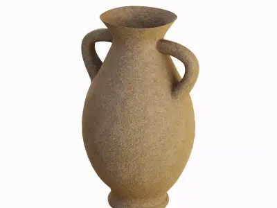 Clay Vase 02  3D model