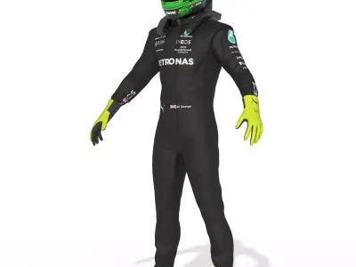F1 Mercedes Amg Suit 2023  3D model