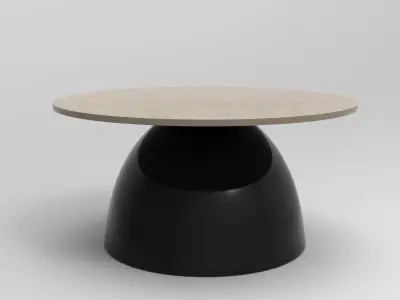 Gofi Side Table Low-poly 3D model