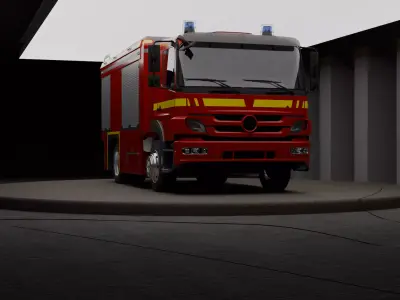 Fire Truck 3D model
