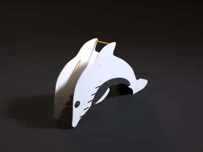 Dolphin slide 3D model
