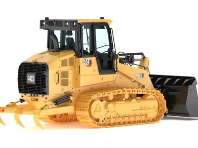 963 CAT Track Loader 3D model