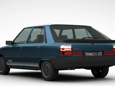 Renault 11 Turbo 1986 3D model