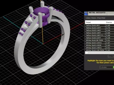 ring woman  3D print model 26