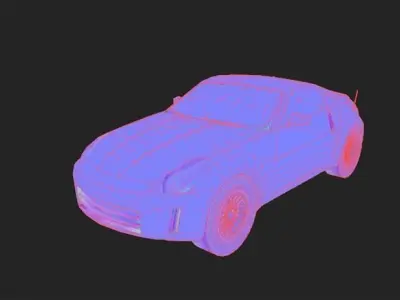 350Z REPLICA Low-poly 3D model