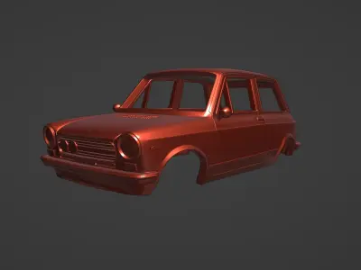 Autobianchi A112 2 versions 3D print model