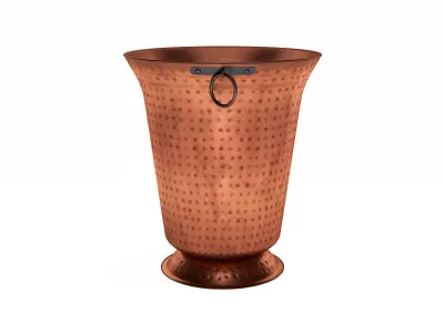 Copper Planter - High-Quality 3D Model for Indoor Plants 3D model